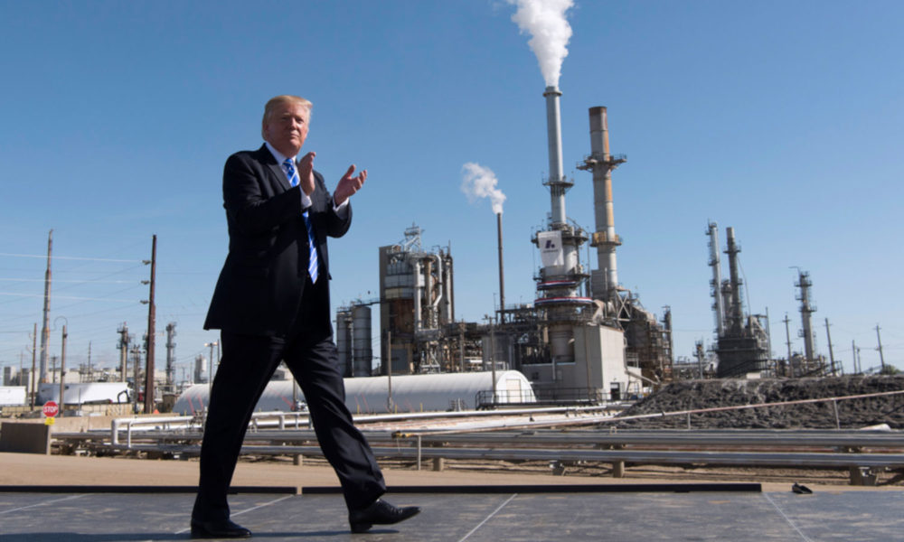 President Donald J. Trump at Andeavor Refinery in Mandan, North Dakota.