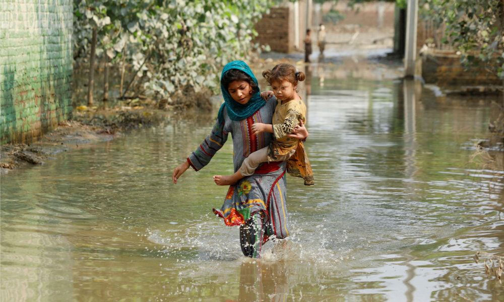 Monsoon season in Nowshera Pakistan.