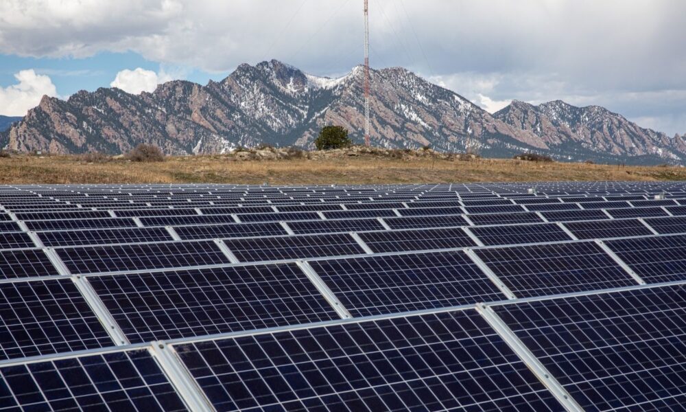 large-scale solar array