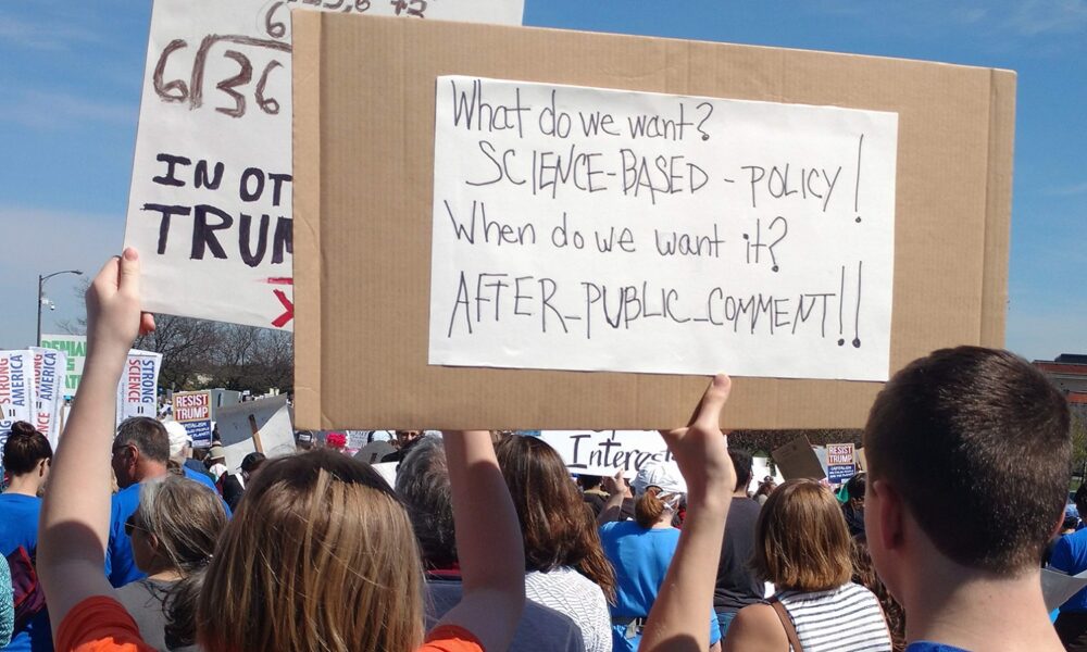 Sign from Science March 2017