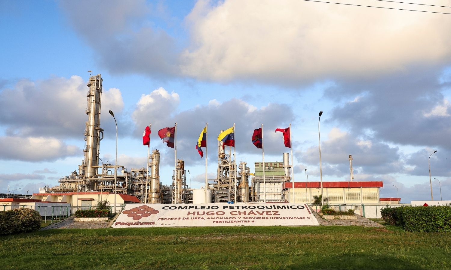 view of El Palito oil refinery in Puerto Cabello, Venezuela