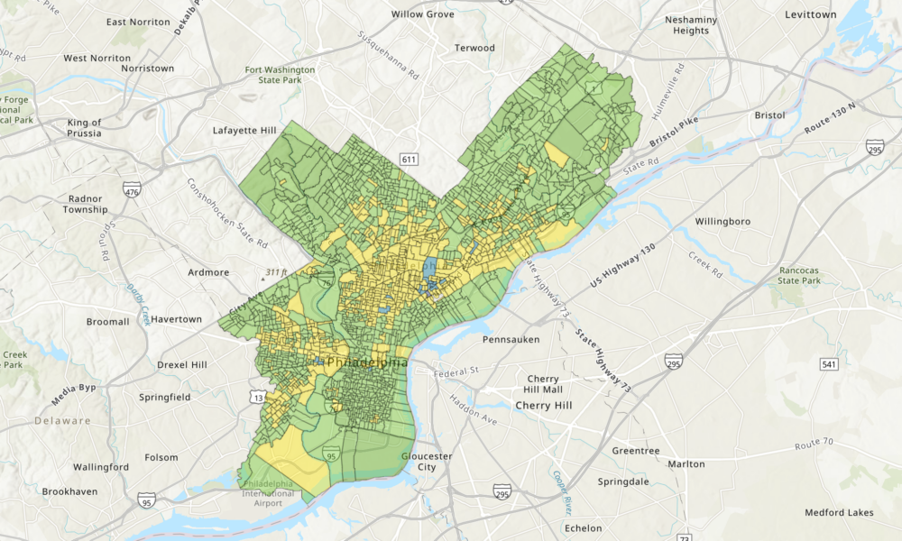 a map of Philadelphia