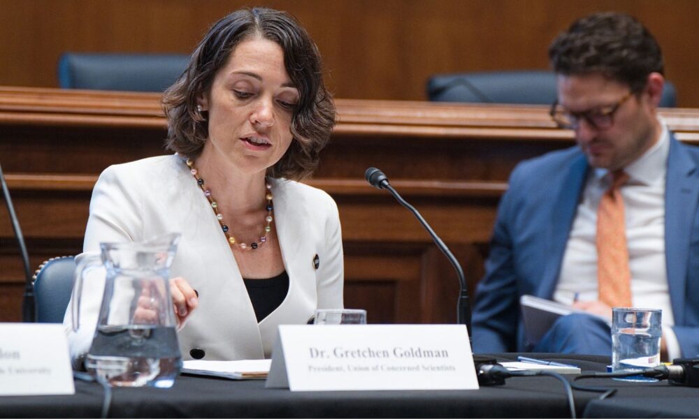 Dr. Gretchen Goldman testifies before the US Senate Environment and Public Works committee Tuesday, September 29, 2026.